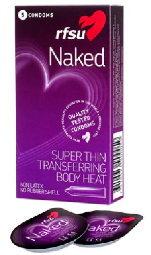RFSU Naked kondom, 5 stk