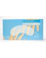 Dermicare hanske latex M 100stk 