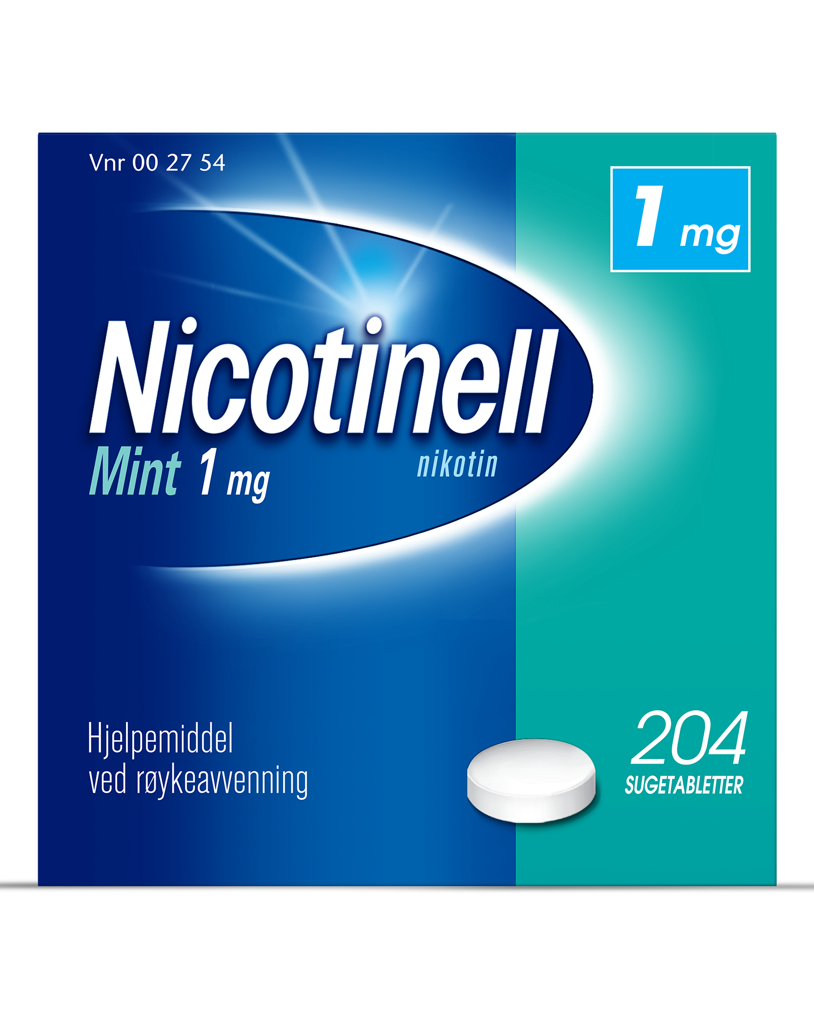 Nicotinell 1 mg sugetabletter mint 204 stk - Apotek 1