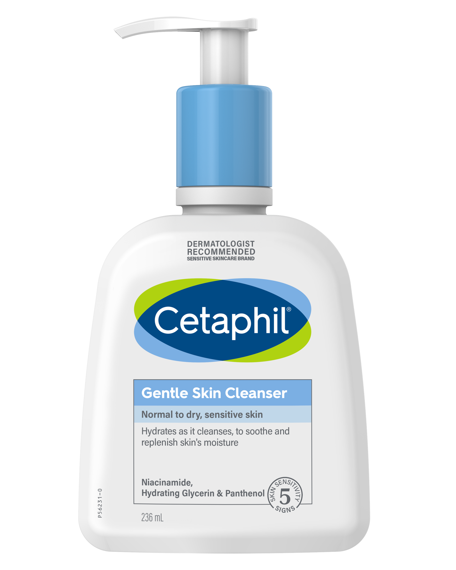 Cetaphil Gentle Skin Cleanser rens ansikt og kropp 236ml - 1