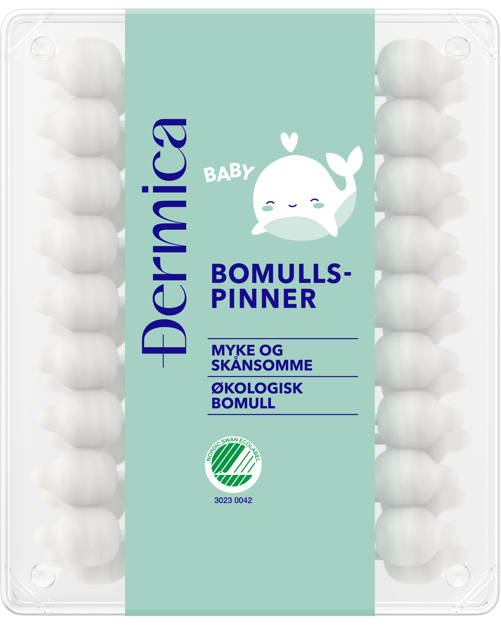 Dermica Baby bomullspinner 60 stk