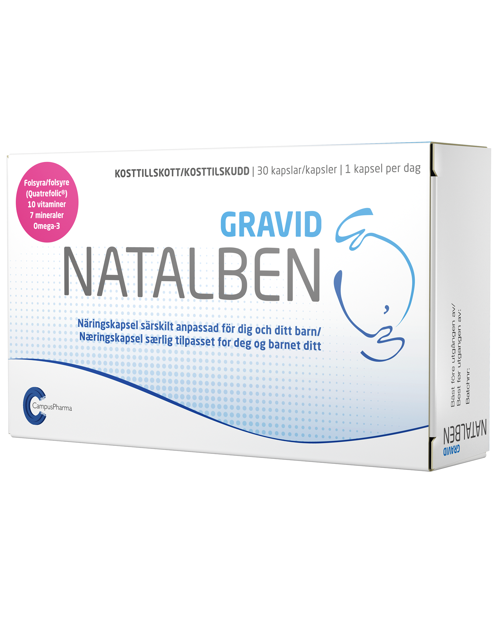 Natalben Gravid kapsler 30stk Apotek 1