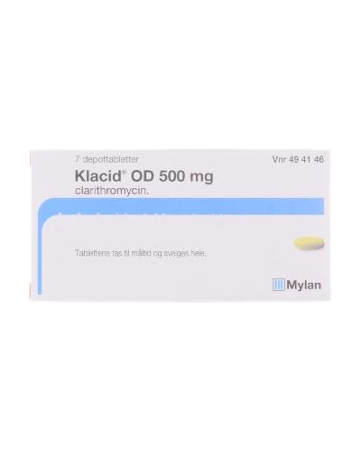 Klacid OD Depottablett 500 mg 7 stk - Apotek 1