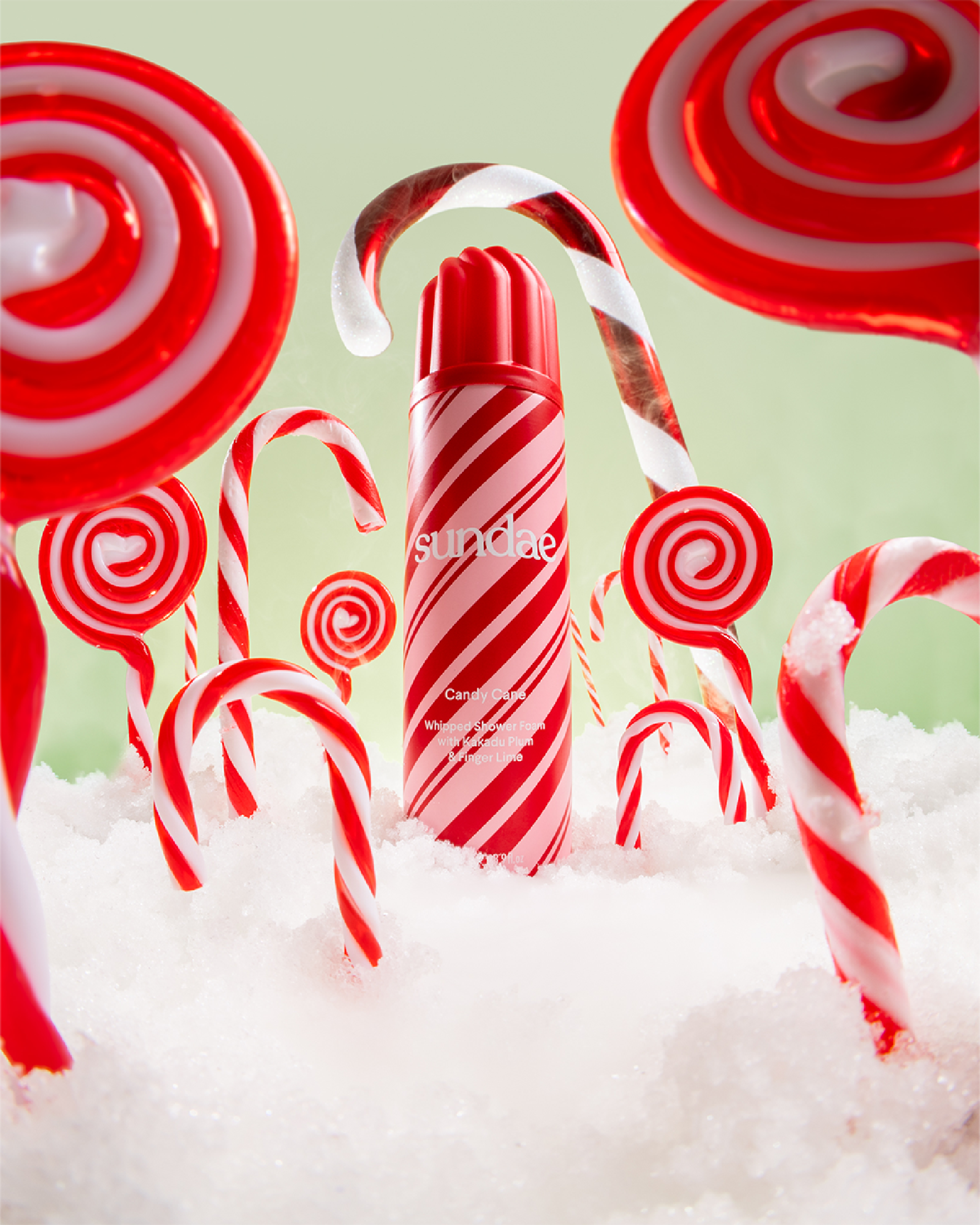 Sundae Whipped Shower Foam Candy Cane dusjmousse 265 ml - Apotek 1