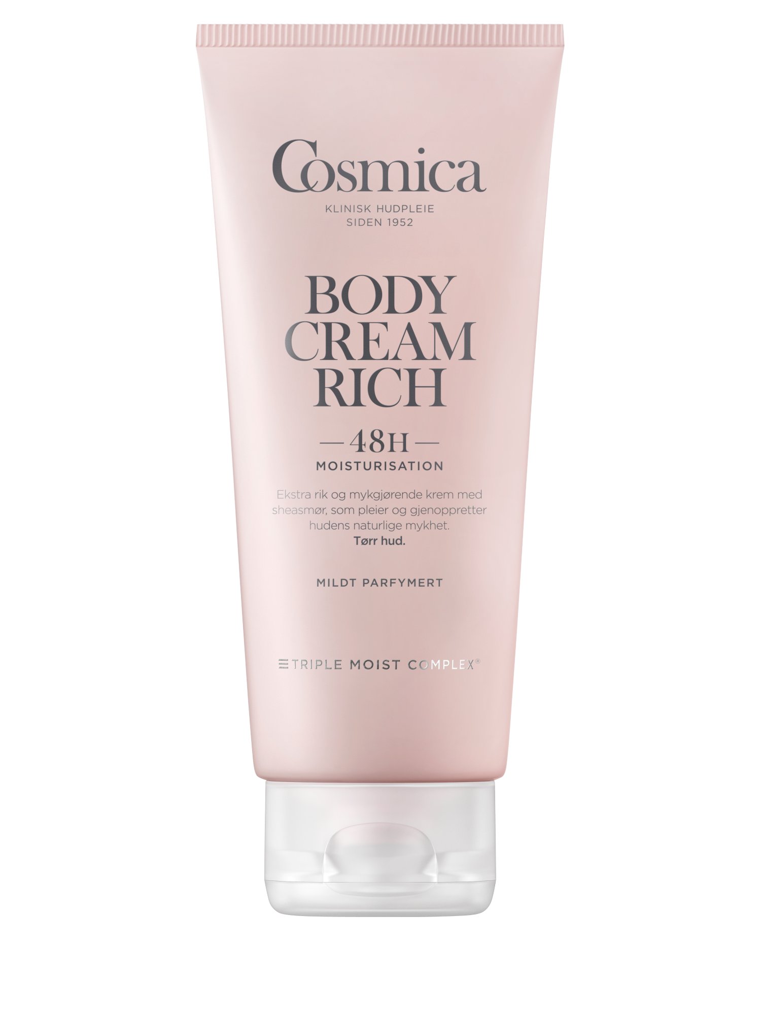 Cosmica Body Cream Rich 48h kroppskrem m/parfyme 200ml Apotek 1