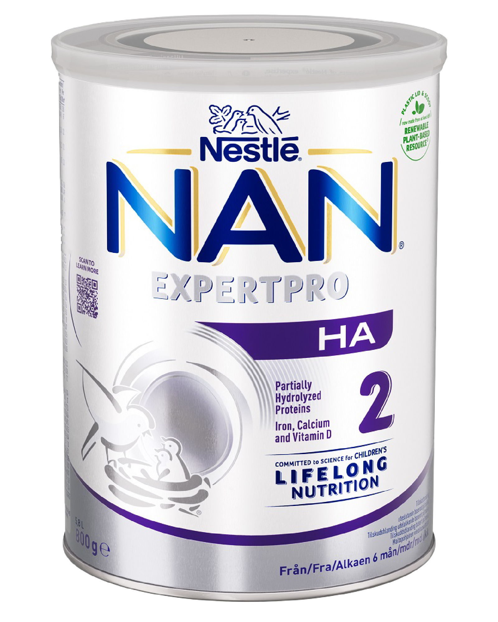 Expertpro HA 2 tilskuddsblanding pulver fra 6 mnd 800 g