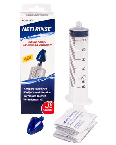 Neti Rinse neseskyllesprøyte med enkeltdoser salt 1+10stk - Apotek 1