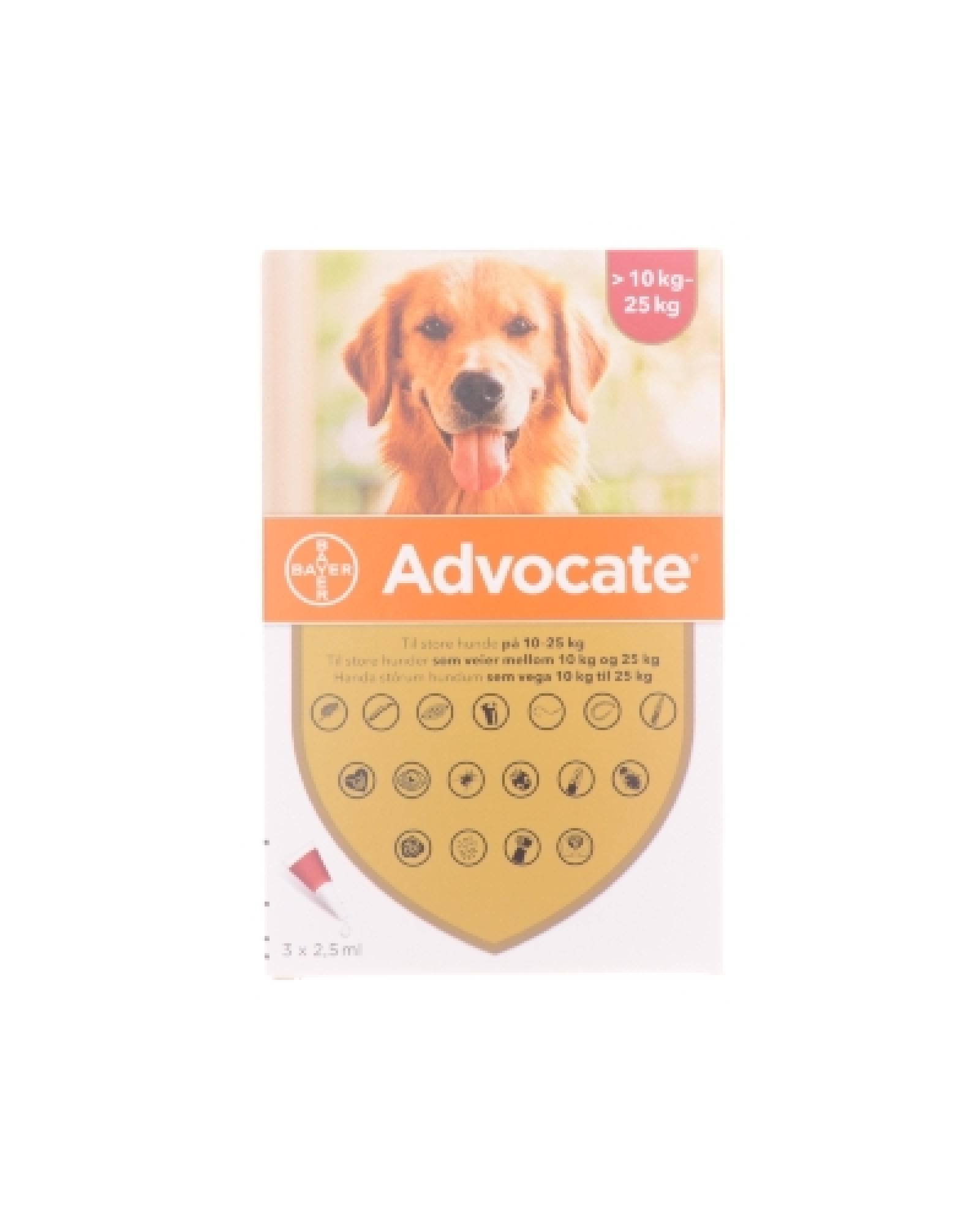 Advocate vet til hund >1025kg Apotek 1