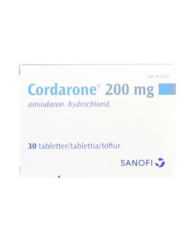 Cordarone Tablett 200 mg 30 stk - Apotek 1