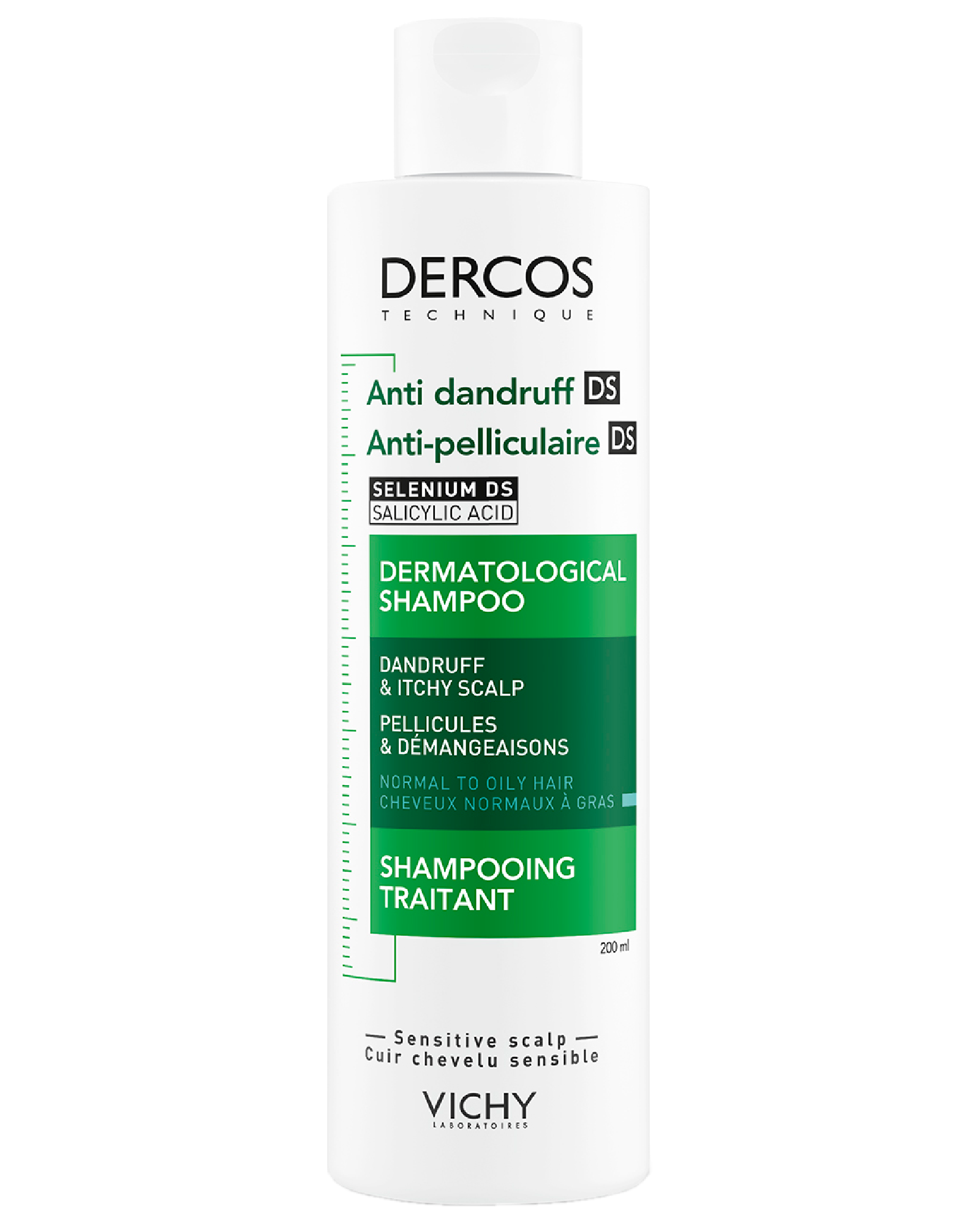 Dercos Anti-dandruff Shampoo, 200 ml