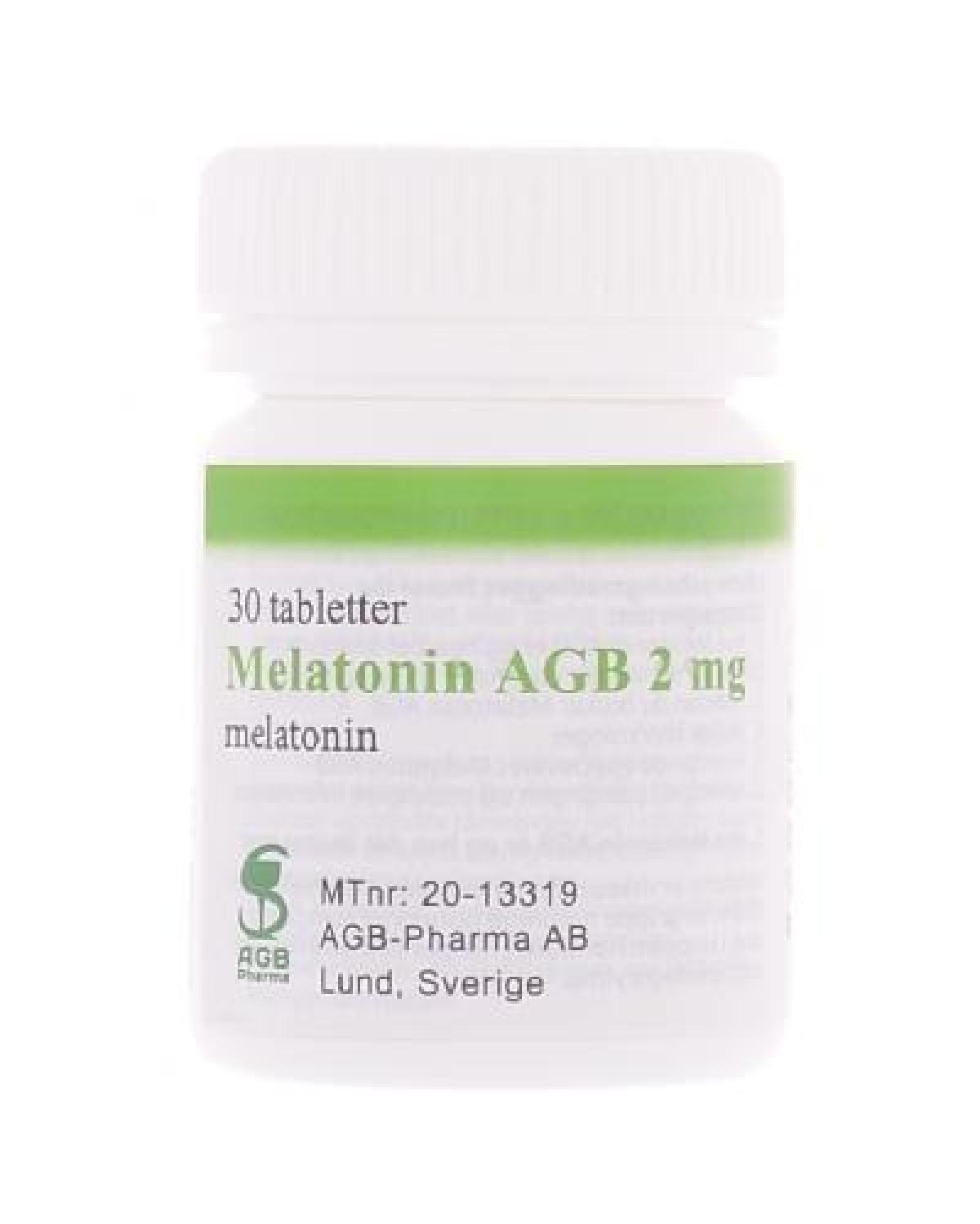 Melatonin agb tab 2mg - Apotek 1