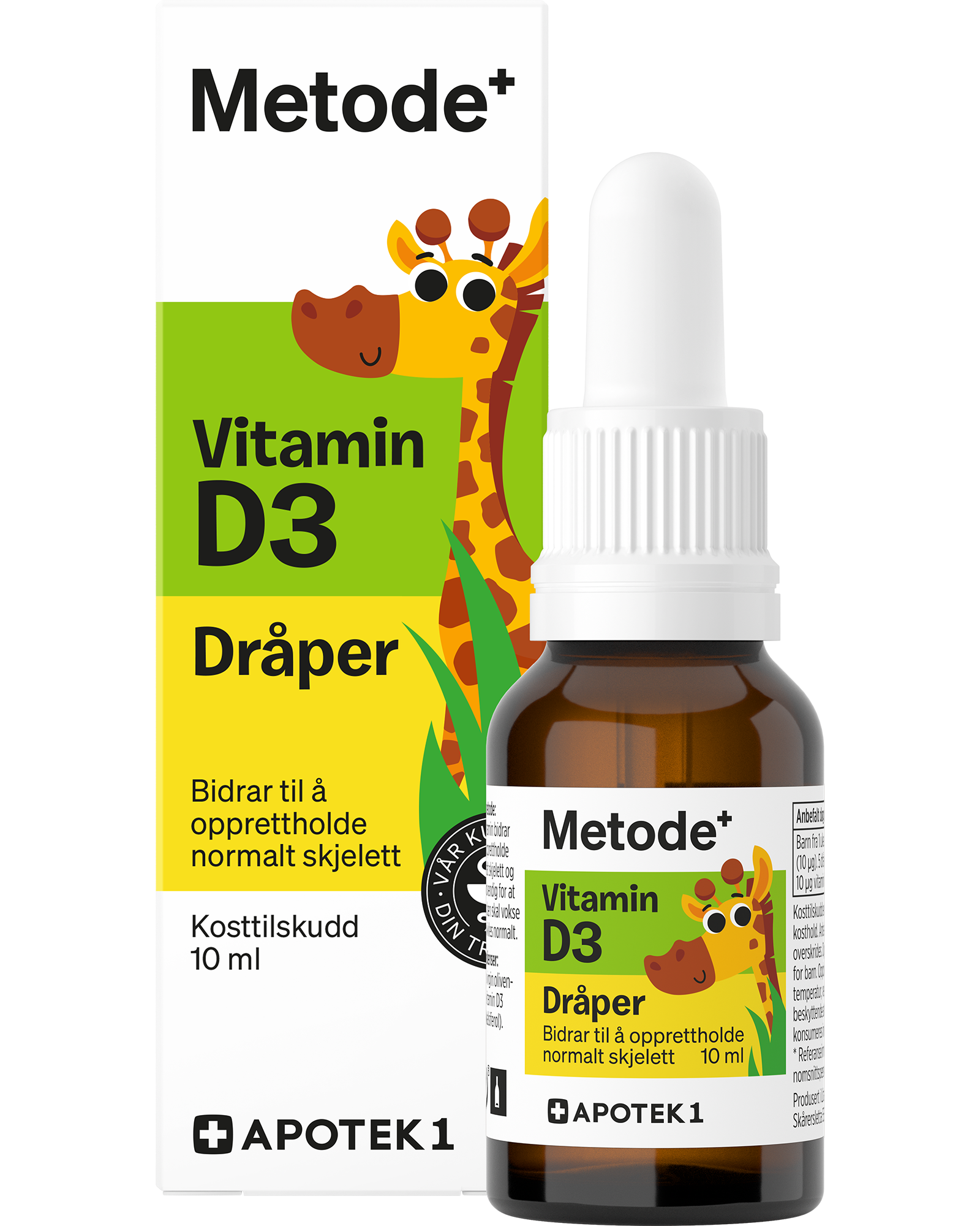 Metode Vitamin D3 dråper 10 ml