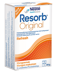 Resorb Original brusetabletter mango 2x10 stk - Apotek 1