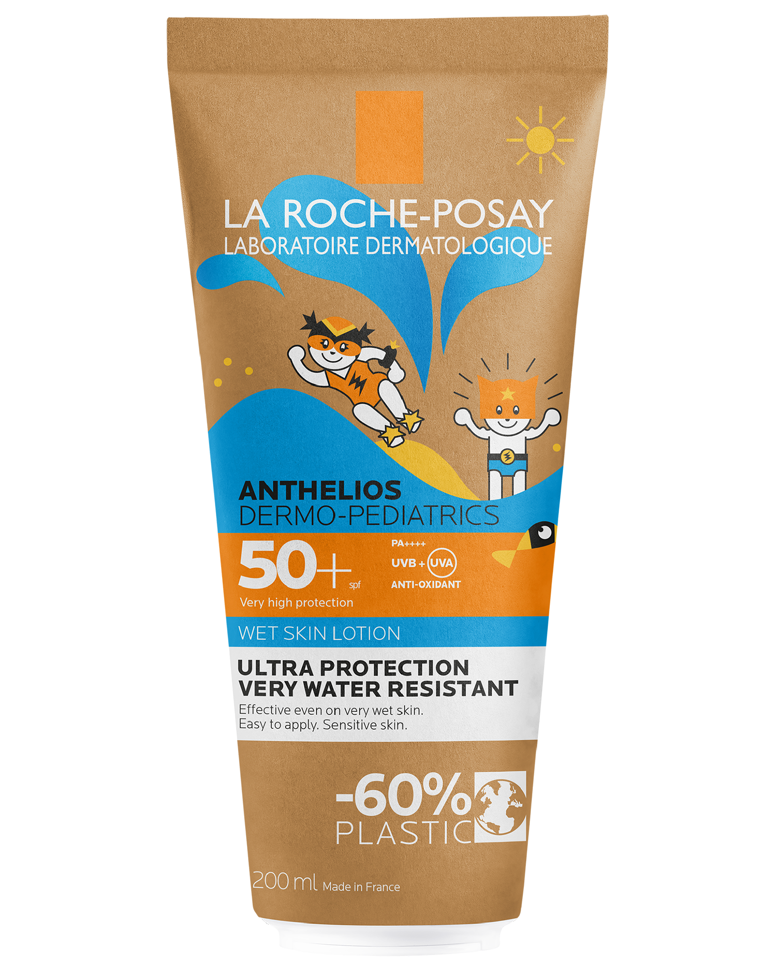 Anthelios Wet Skin sollotion til barn SPF50+ 200 ml