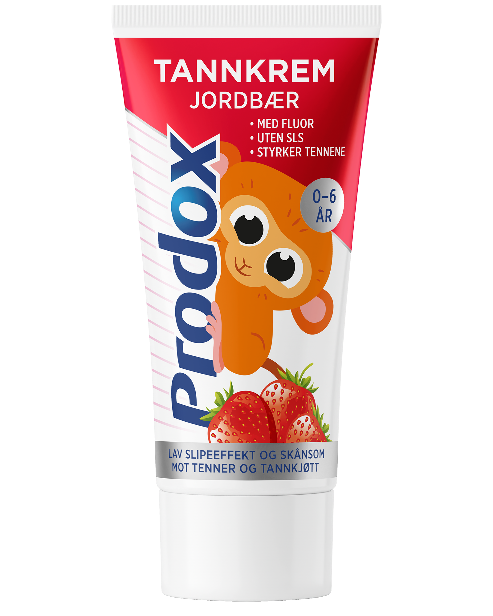 Tannkrem 0-6 år jordbær 50 ml