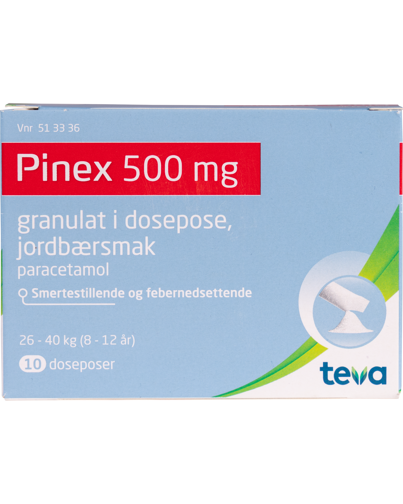 500 mg granulat i doseposer 10 stk