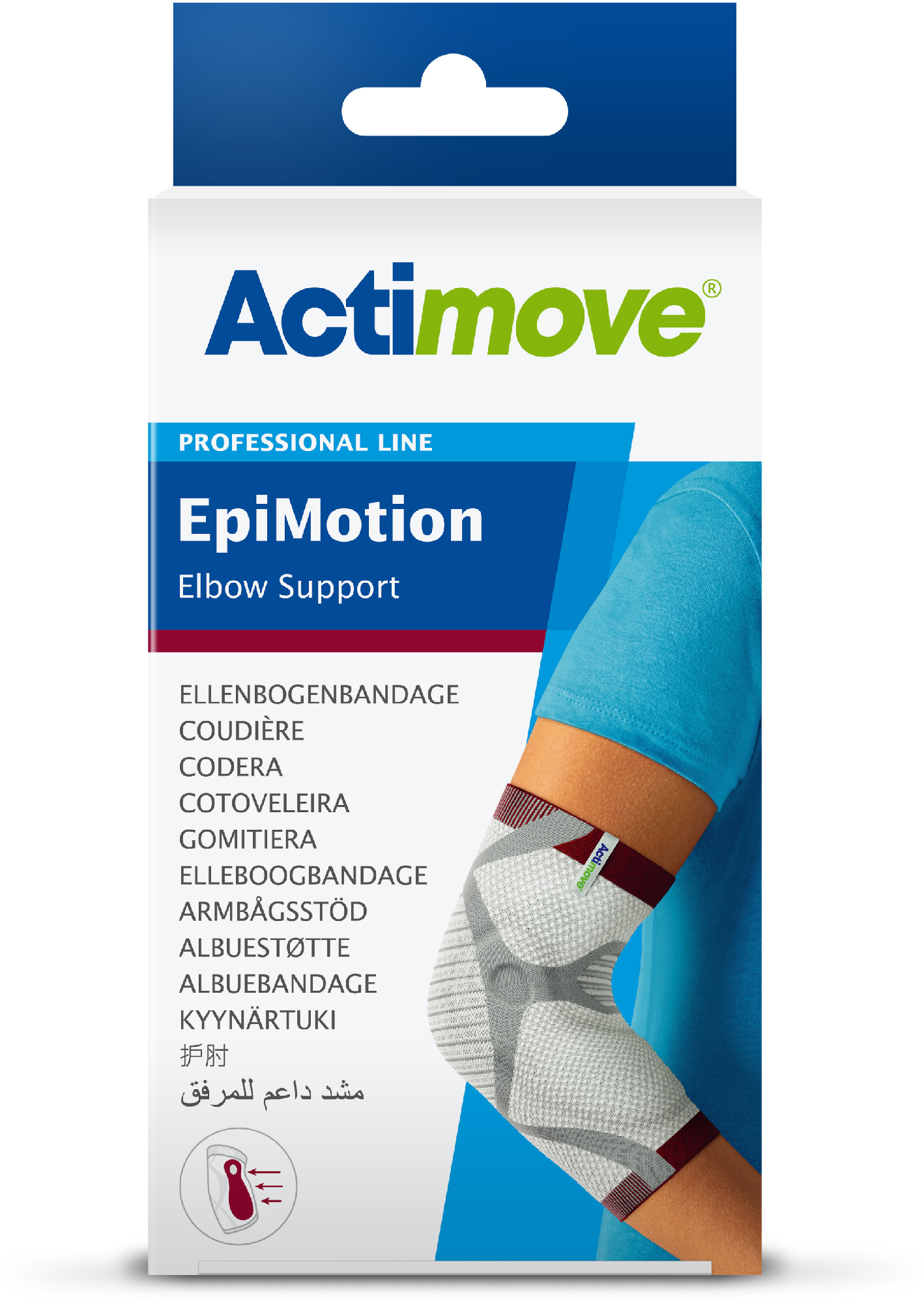 Actimove EpiMotion albuestøtte L 1 stk Apotek 1