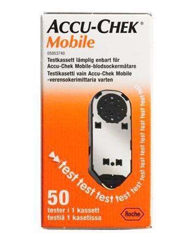 semafor Hvad Sikker Accu-Chek Mobile testkassett 50 tester 1stk - Apotek 1