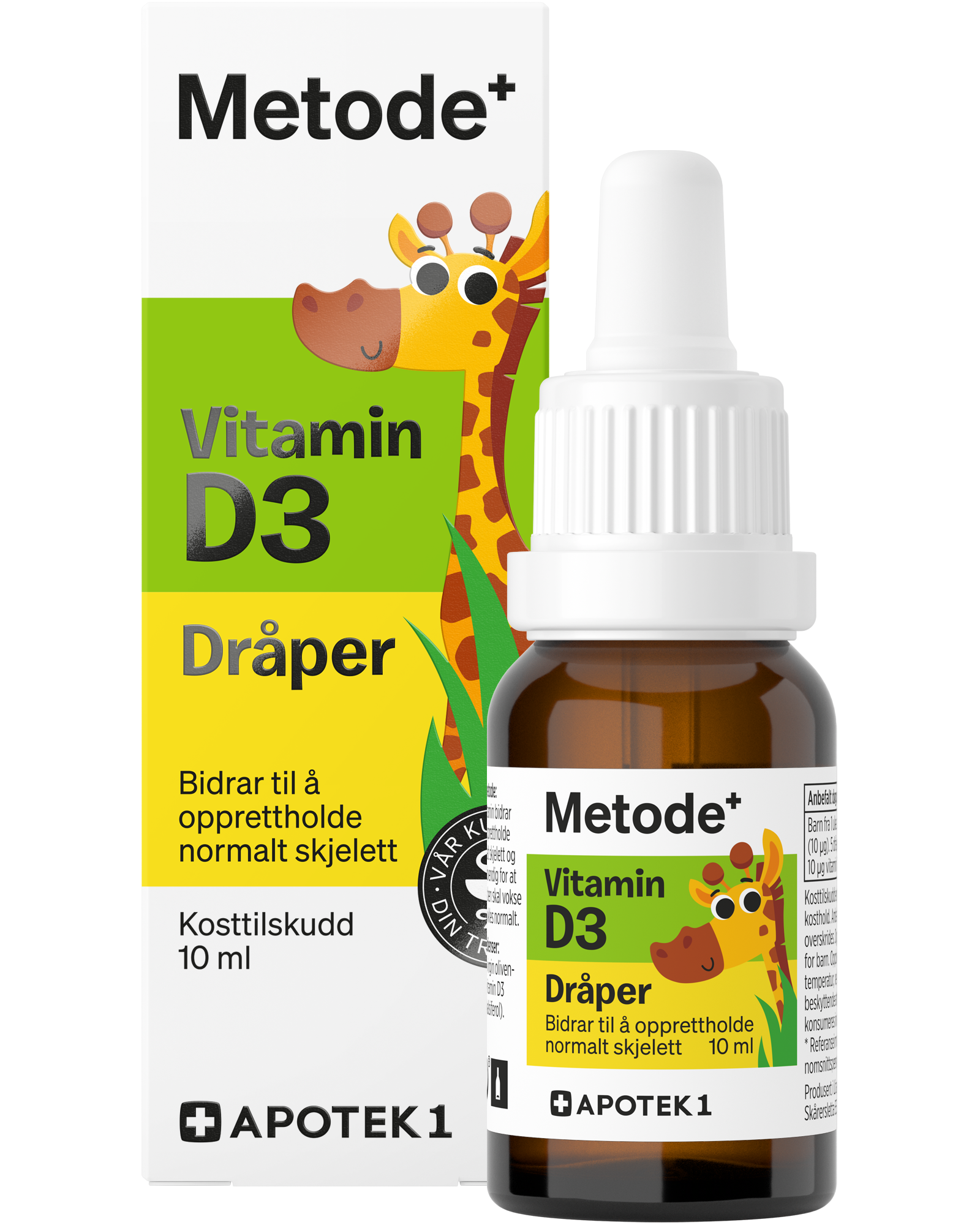 Metode vitamin D3 dråper 10 ml Apotek 1