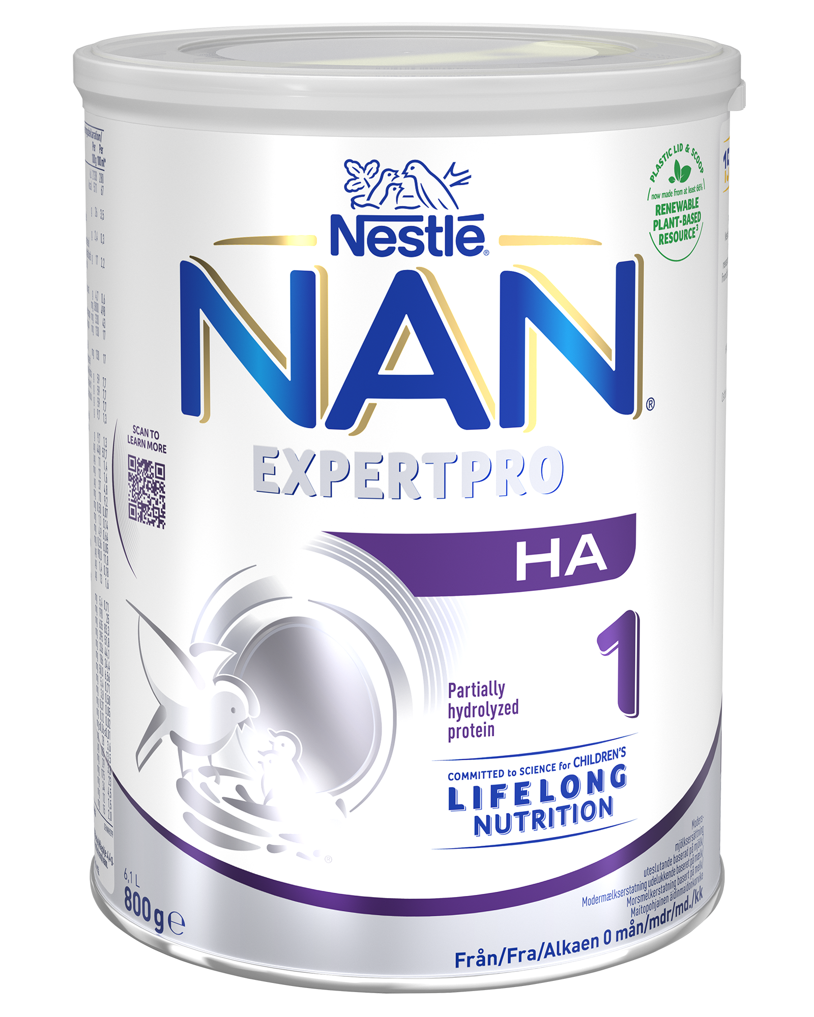 NAN Expertpro HA 1 morsmelkerstatning pulver 800 g