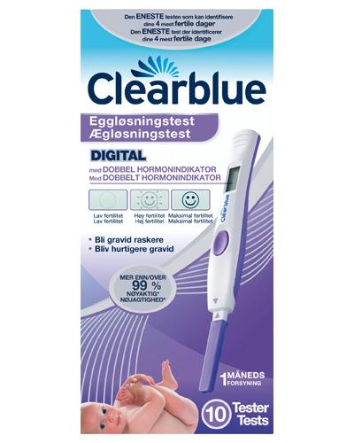 Uforudsete omstændigheder baggrund gårdsplads Clearblue eggløsningstest dobbel hormonindikator 10stk - Apotek 1