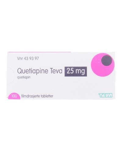 Quetiapine Teva 25 mg 100stk - 1