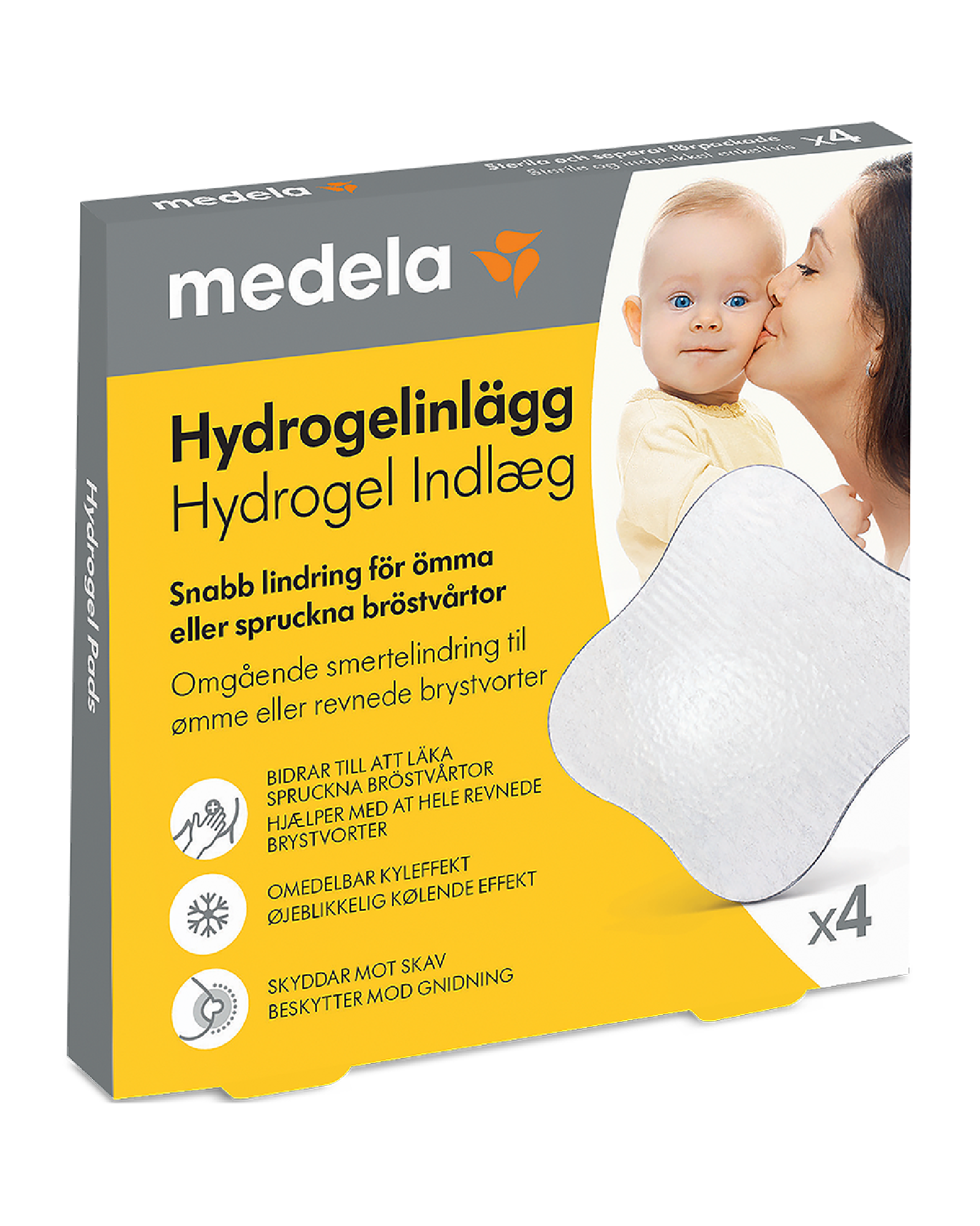 Medela Hydrogel Pads innlegg 4 stk Apotek 1