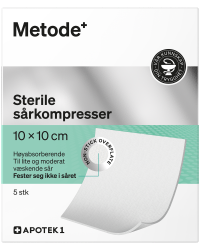 Norgesplaster Elastisk gasbind 8 cm x 4 m 2 stk - Apotek 1