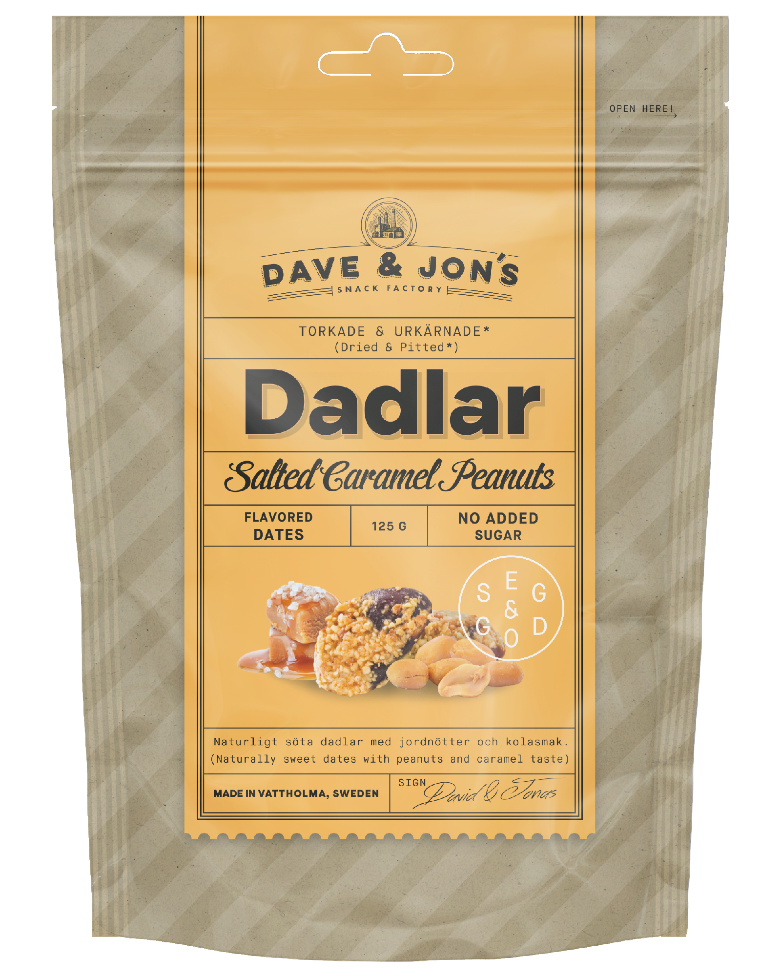 Dave&Jon's Dadler Salted Caramel 125g