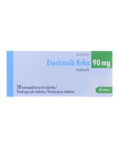 Etoricoxib Krka 90 Mg Filmdrasjerte Tabletter 30 Stk Apotek 1