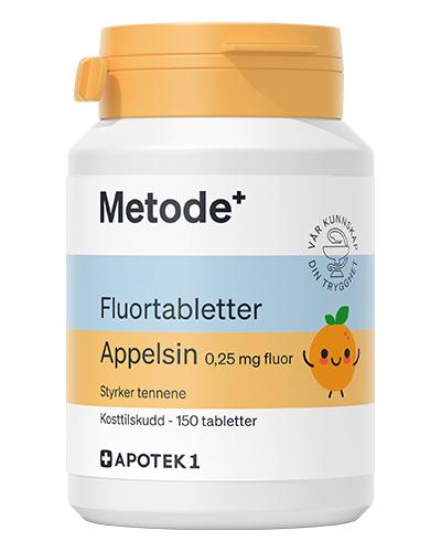 fluortabletter 0,25mg appelsinsmak 150 stk