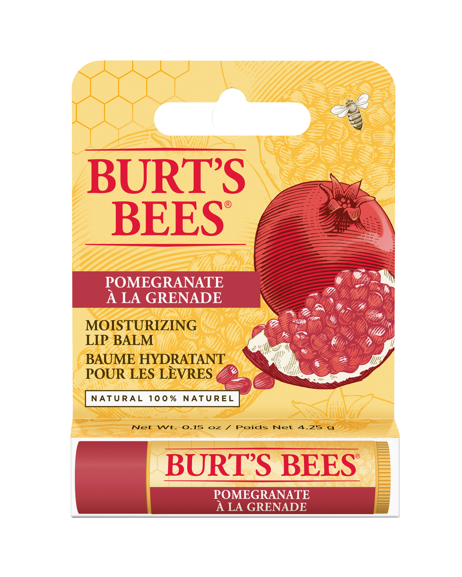 Burts Bees Lipbalm Pomegranate 4,25g