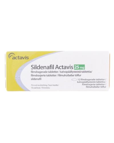 Sildenafil Actavis 25mg