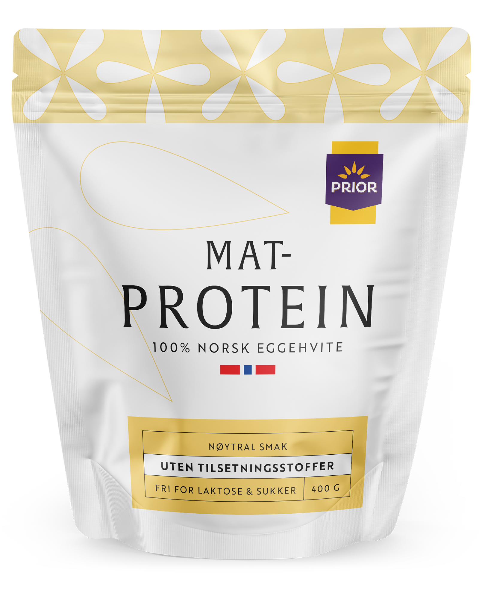 Prior Matprotein pulver, naturell 400 g - Apotek 1