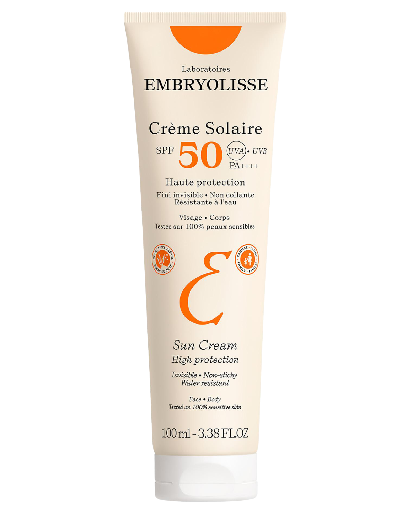 Embryolisse solkrem SPF 50 100 ml - Apotek 1