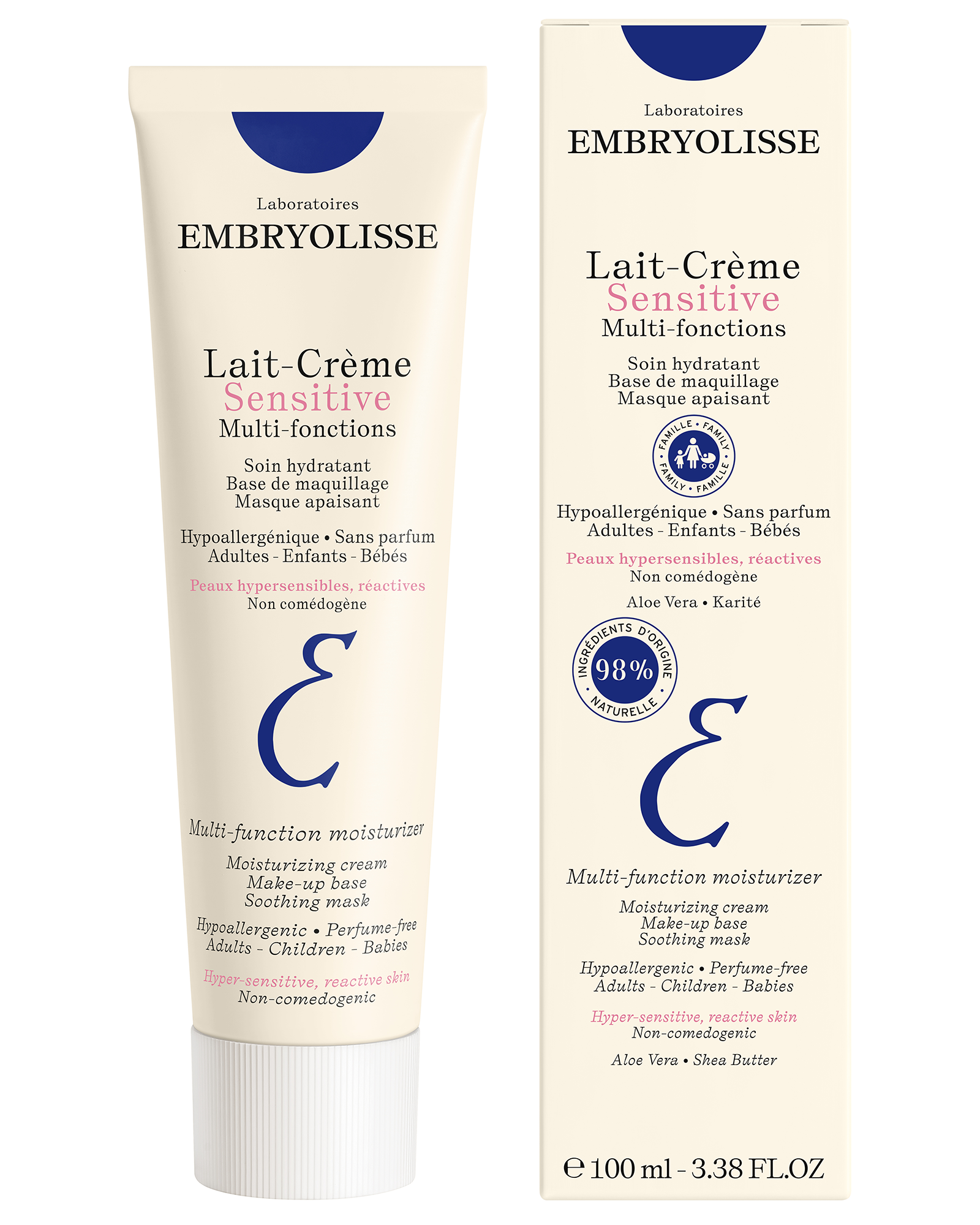 Lait-Creme Concentre Sensitive, 100 ml