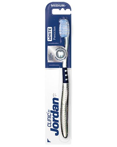 Jordan Clinic White Precision Medium Tannbørste 1 Stk