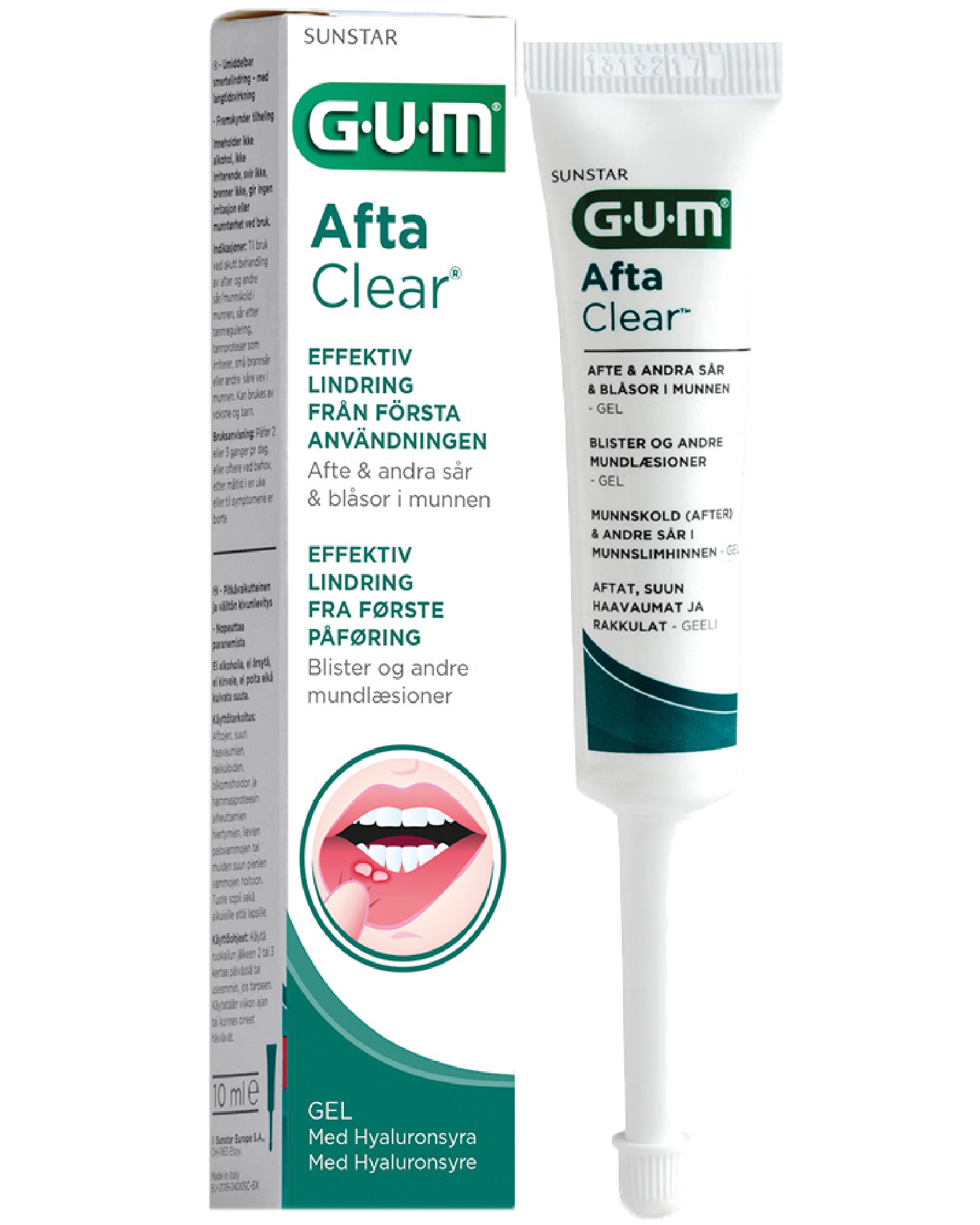 Gum Afta Clear gel 10 ml Apotek 1