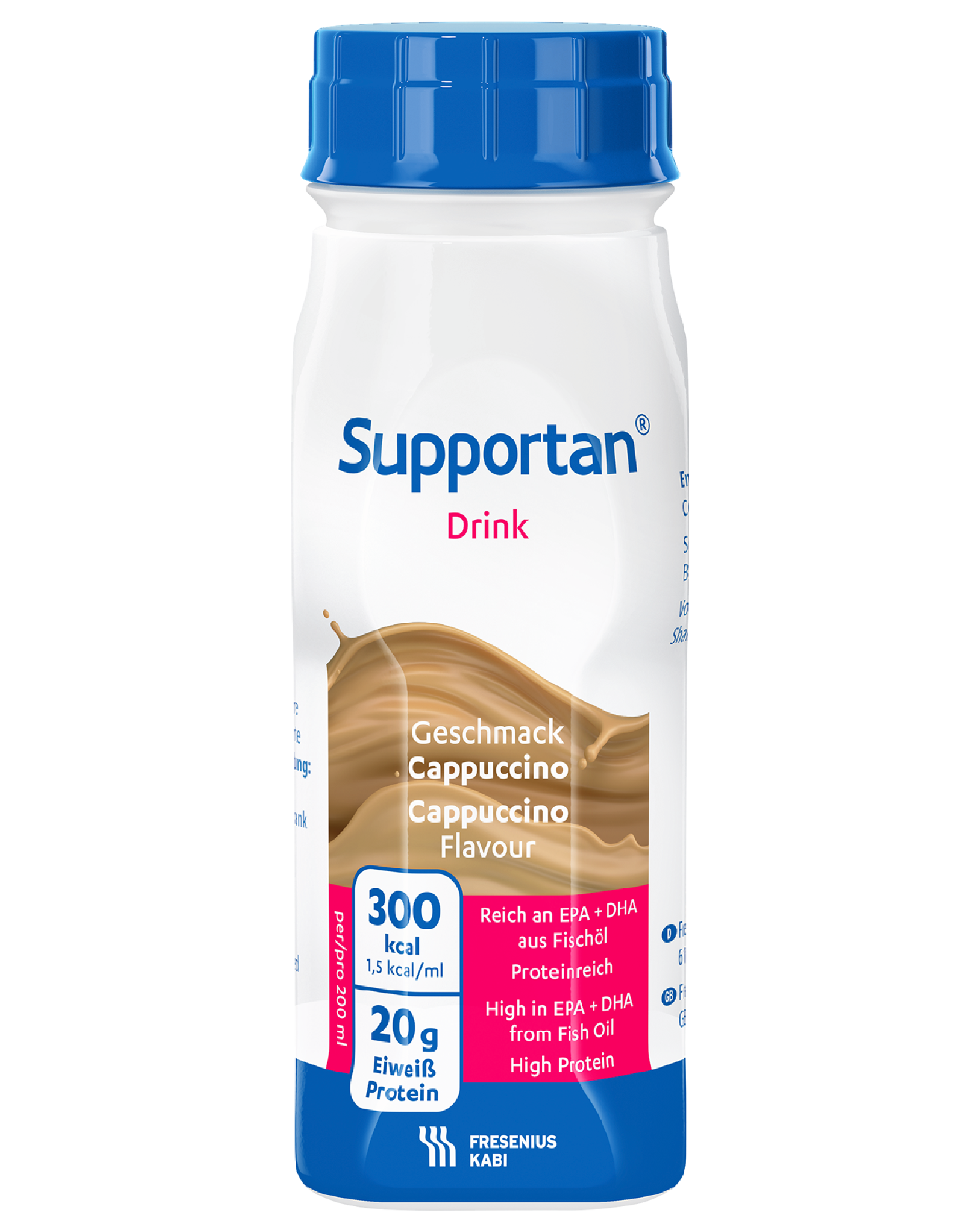 Supportan Drink næringsdrikk cappuccino 4x200 ml - Apotek 1
