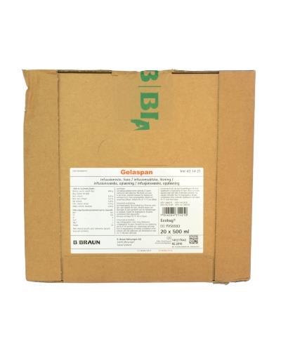Gelaspan Infusjonsvæske, oppløsning 20x500 ml - Apotek 1