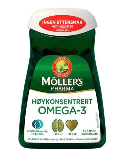 Høykonsentrert Omega-3, 80 kapsler