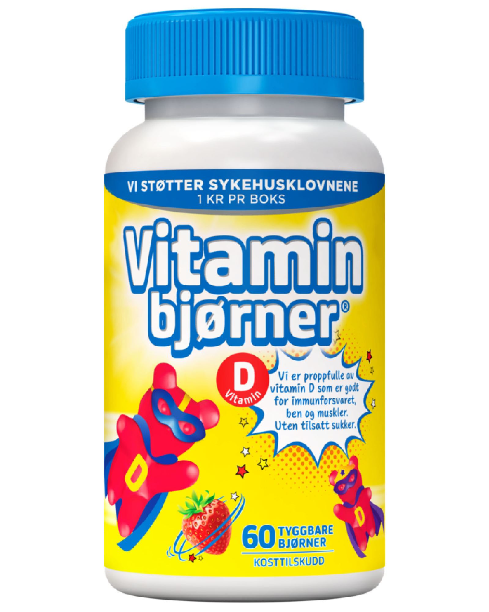 D-Vitaminbjørner Ltd 60stk