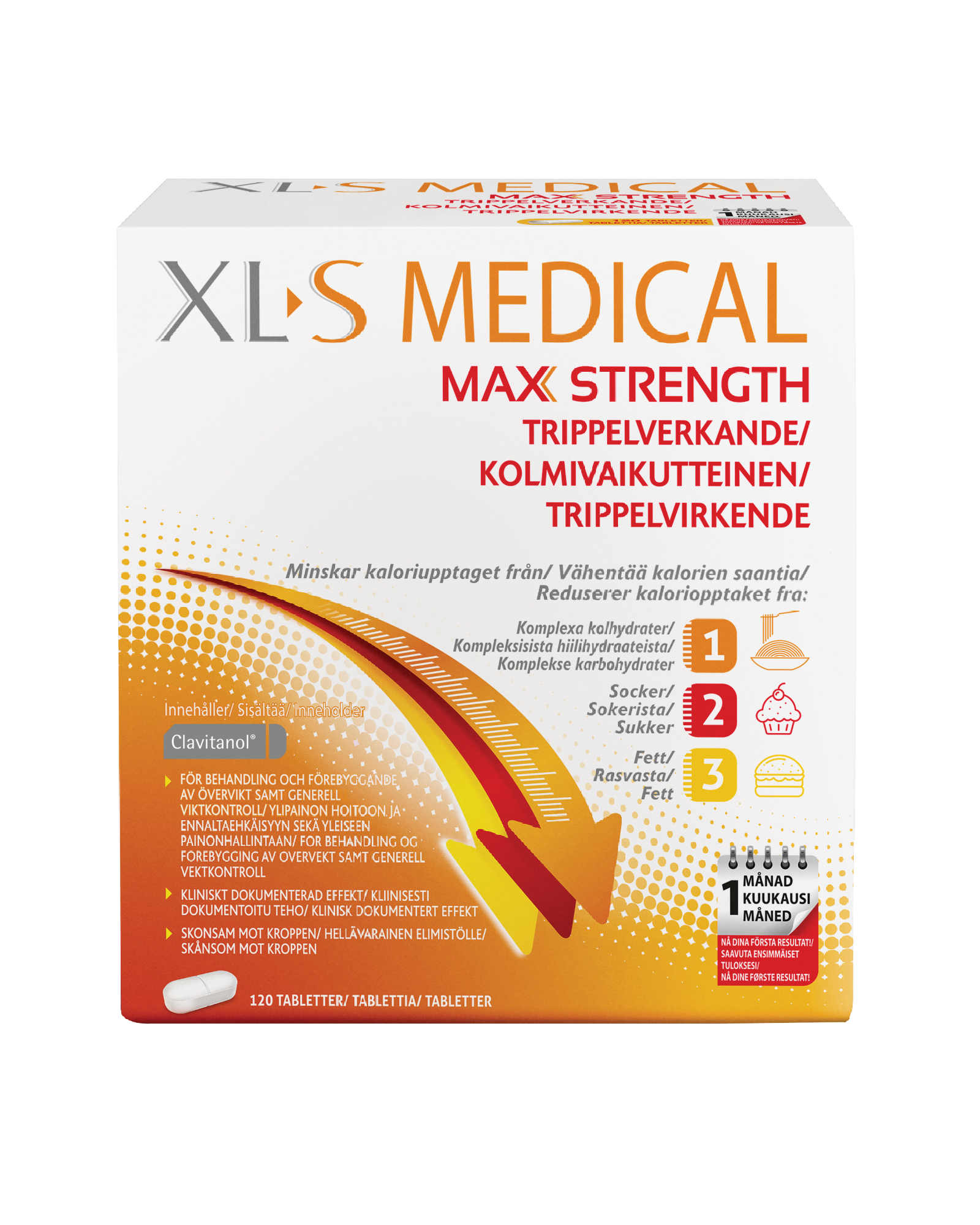 XLS Medical Max Strength tabletter 120 stk Apotek 1