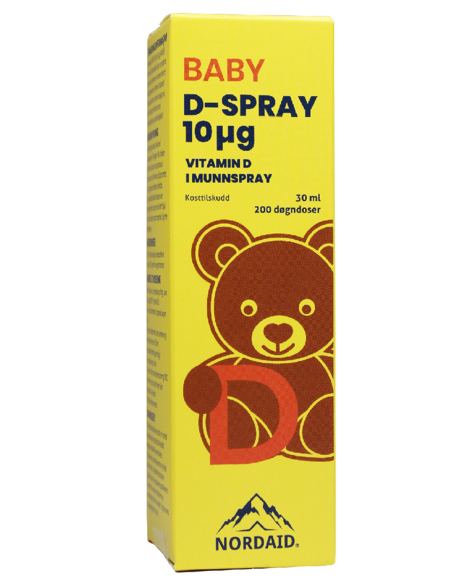 D-Spray Baby vitamin D 10 mcg munnspray 30 ml