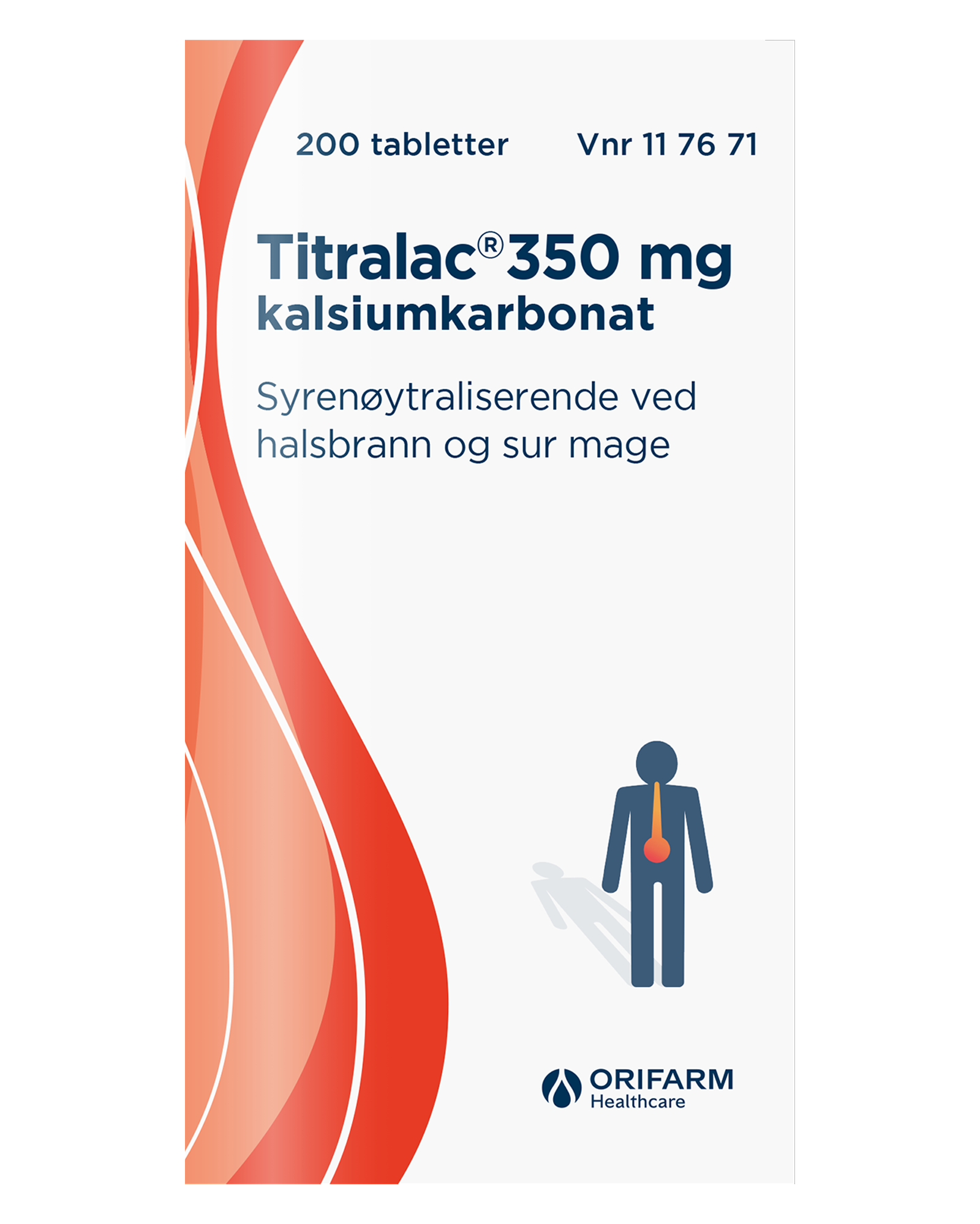 Titralac 350 mg tabletter 200 stk - Apotek 1
