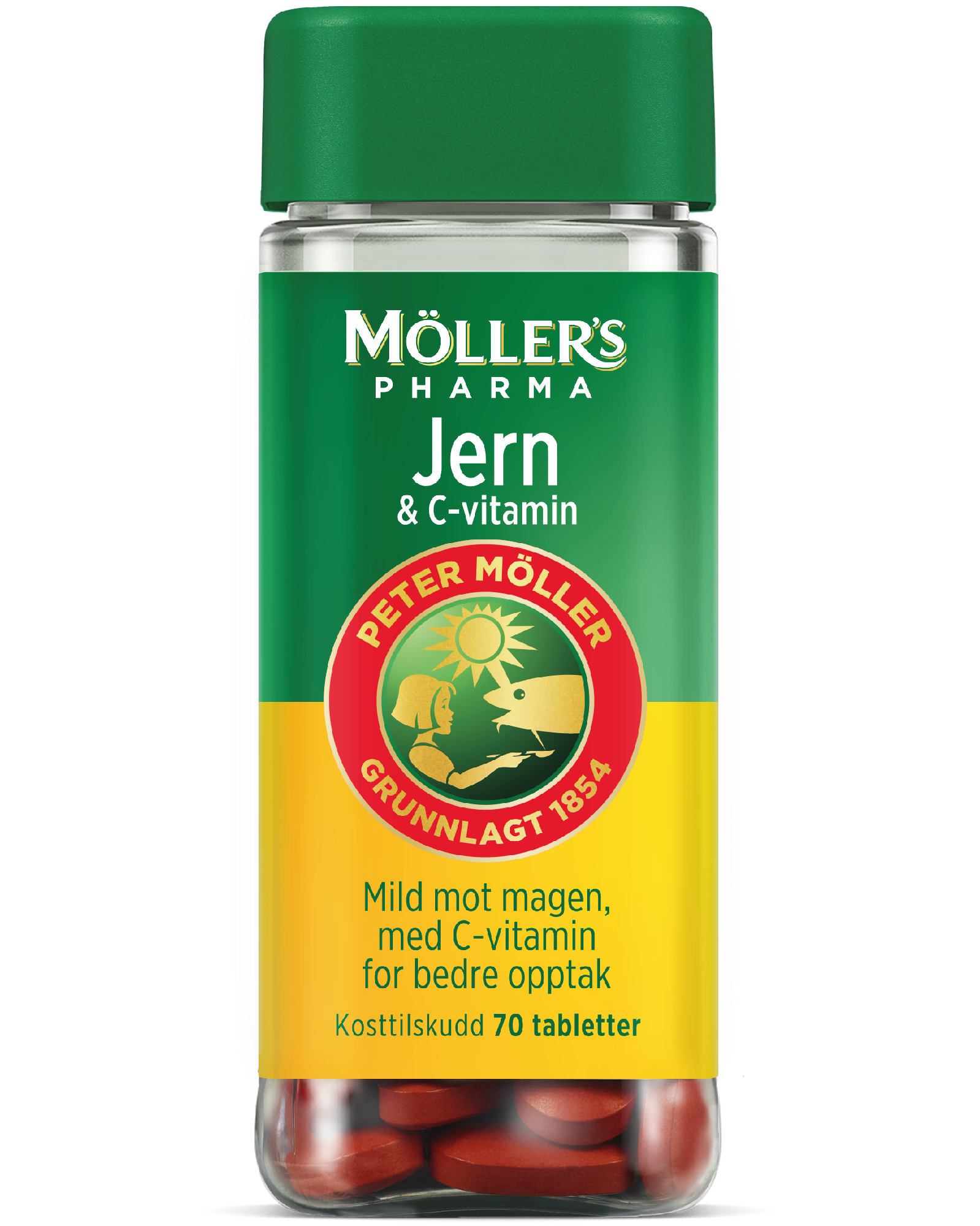 Möller's Pharma Jern & C-vitamin tabletter 70 stk - Apotek 1