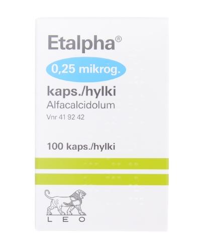 Etalpha Kapsel, myk 0,25 mikrog 100 stk - Apotek 1