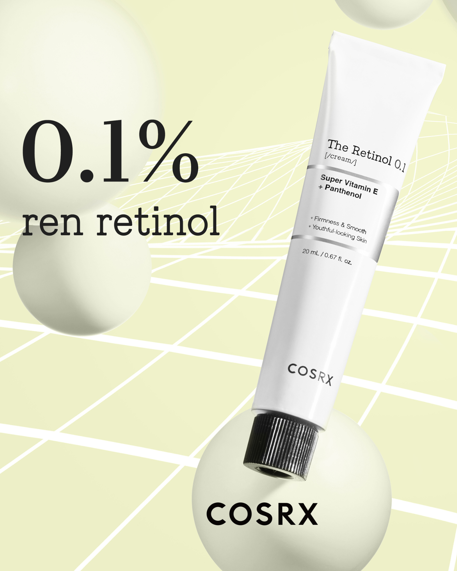 COSRX The Retinol 0.1 ansiktskrem 20 ml - Apotek 1