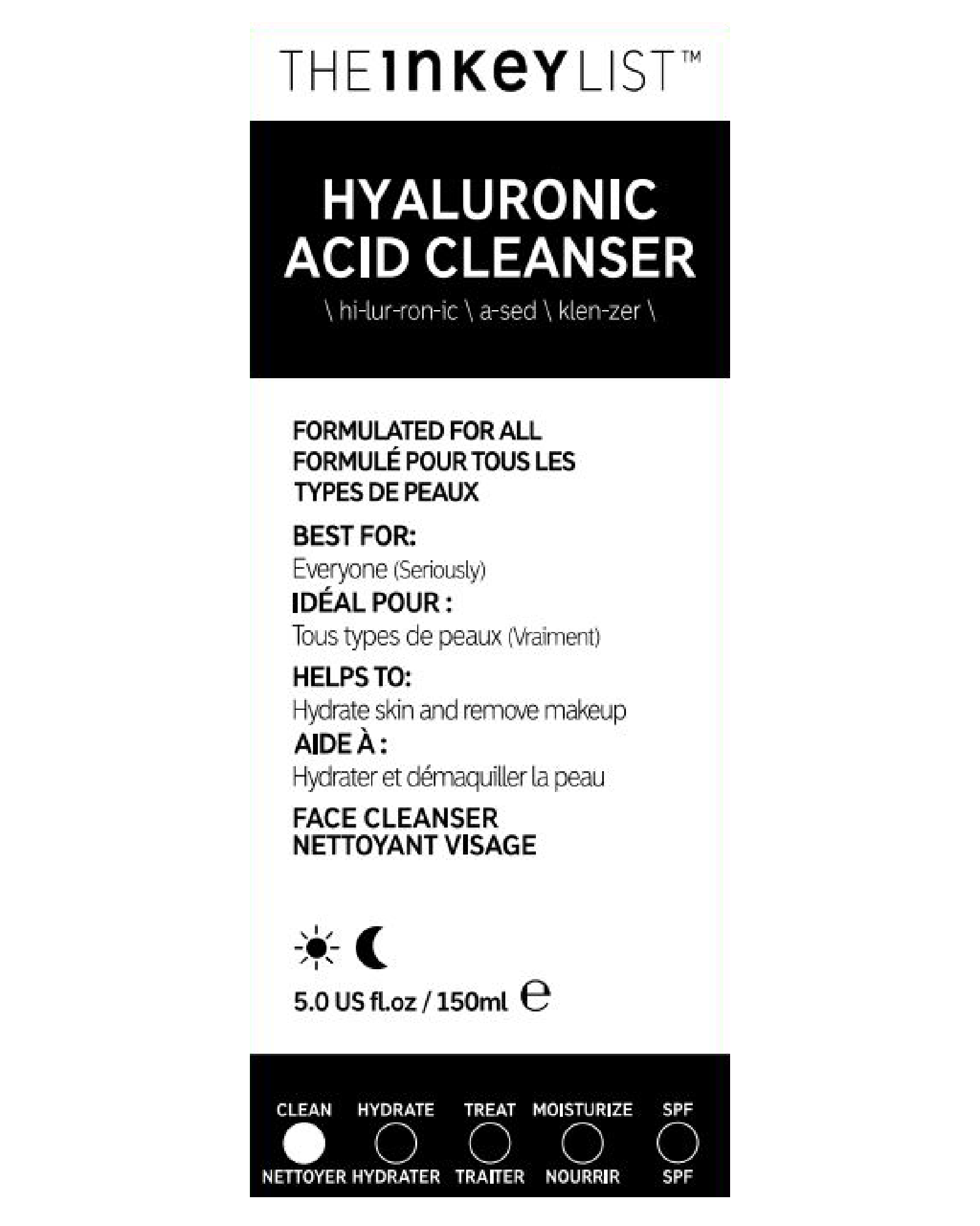 The Inkey List Hyaluronic Acid Cleanser rensegel 150 ml Apotek 1