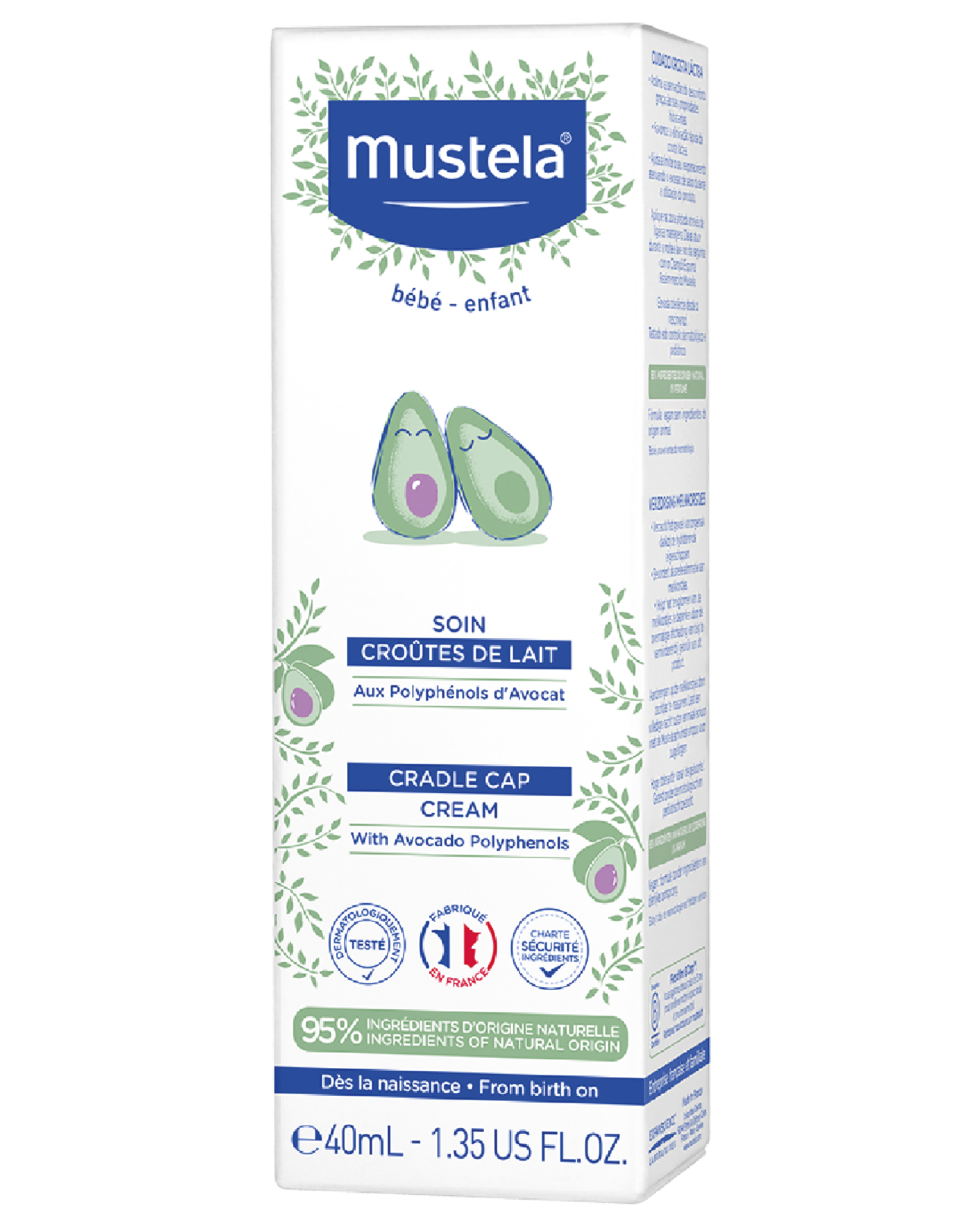 Mustela Cradle Cap krem mot skurv 40 ml Apotek 1